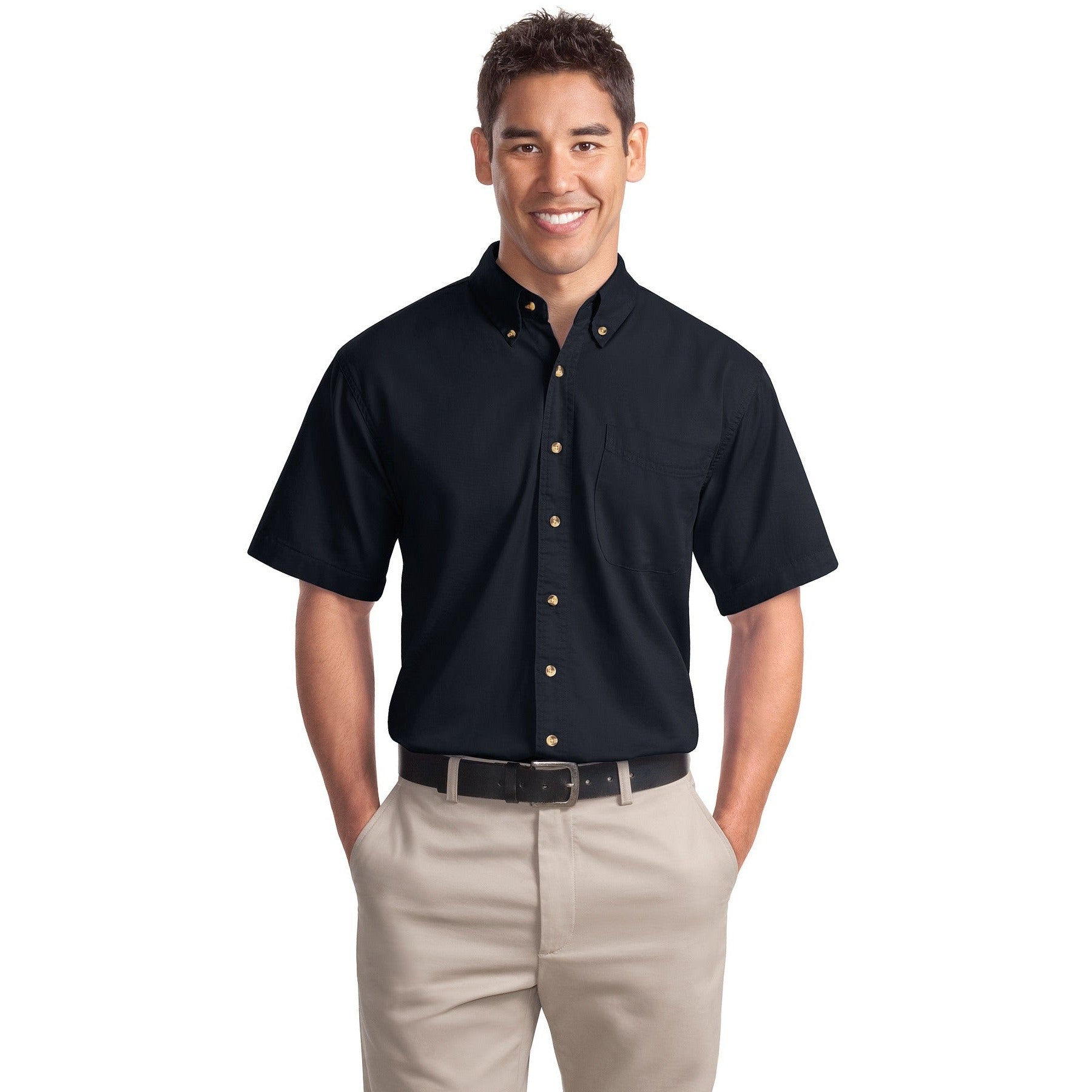 Port Authority-Port Authority® Short Sleeve Twill Shirt. S500T-MedTech-2